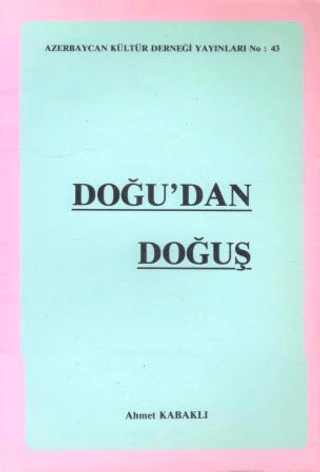 Doğu'dan Doğuş