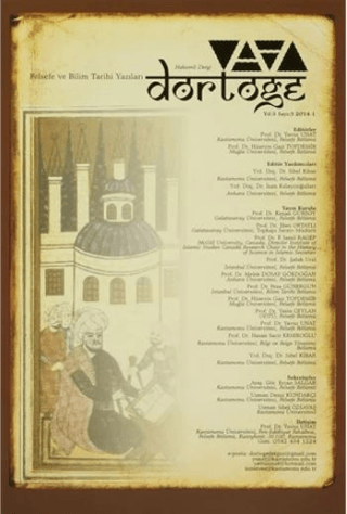 Dörtöğe Felsefe ve Bilim Tarihi Yazıları Hakemli Dergisi Yıl: 3 Sayı: 5