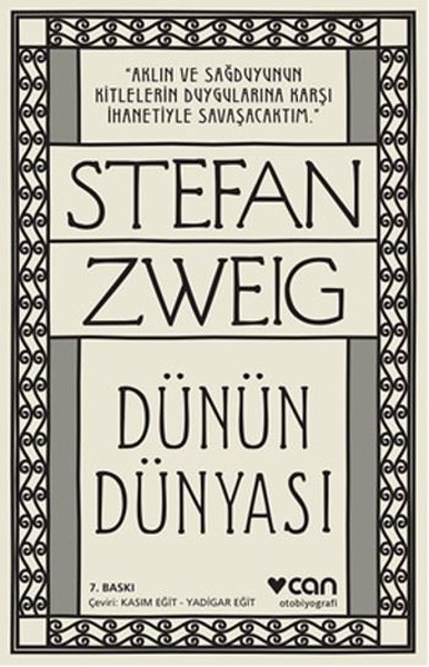 Dünün Dünyası %29 indirimli Stefan Zweig