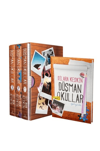 Düşman Okullar Seti (3 Kitap Takım) (Ciltli) Dilara Keskin