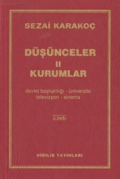Düşünceler -2 Kurumlar