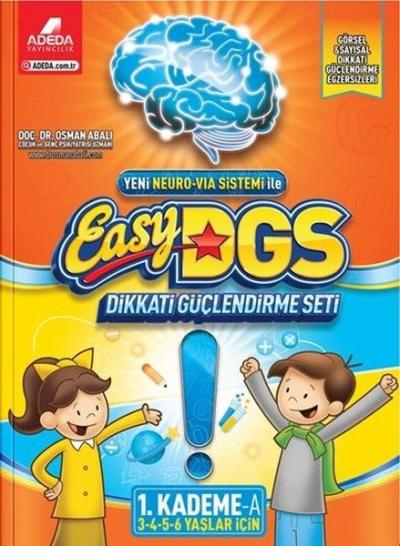 Easy DGS Dikkati Güçlendirme Seti (3 - 4 - 5 - 6 Yaslar İçin) Osman Ab