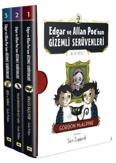 Edgar ve Allan Poe'nun Gizemli Serüvenleri Seti-3 Kitap Takım-Özel Kutulu