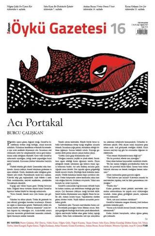 Edisyon Öykü Gazetesi Sayı: 16 Ağustos 2021