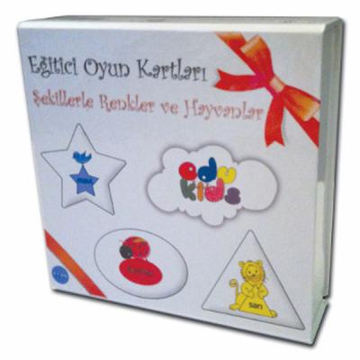 Eğitici Oyun Kartları - Şekillerle Renkler ve Hayvanlar Kolektif