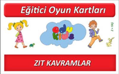 Eğitici Oyun Kartları - Zıt Kavramlar Kolektif