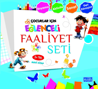Eğlenceli Faaliyet Seti Mavi Kitap – 3 Yaş Üzeri