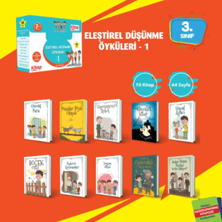 Eleştirel ve Yaratıcı Düşünme Öyküleri - 1 (10 Kitap - Etkinlik Testi - Değerlendirme Testi)