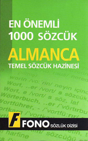 En Önemli 1000 Sözcük Almanca Temel Sözcük Hazinesi %25 indirimli M. A