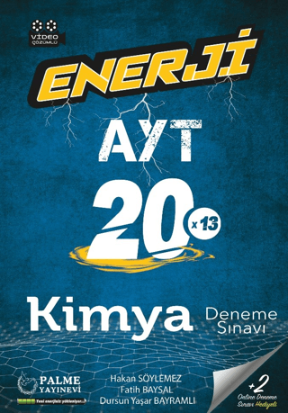 Enerji Ayt Kimya 20 Deneme Sınavı