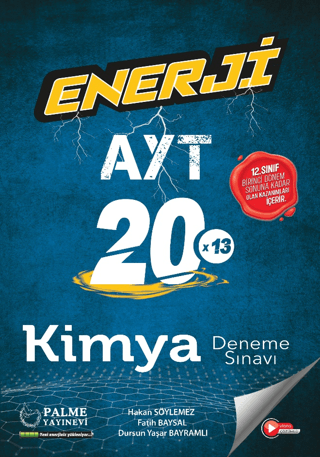 Enerji AYT Kimya 20 Deneme Sınavı