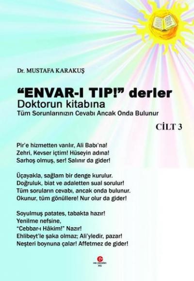 ''Envar-ı Tıp!'' Derler Doktorun Kitabına Cilt 3 Mustafa Karakuş