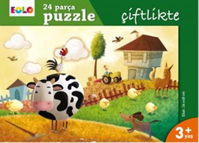 Çiftlikte - 24 Parça Yer Puzzle