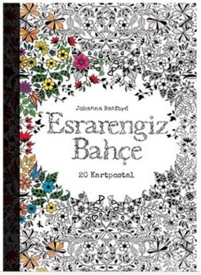 Esrarengiz Bahçe (20 Kartpostal) Johanna Basford