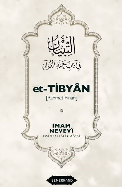 Et-Tibyan - Rahmet Pınarı (Ciltli) İmam Nevevi