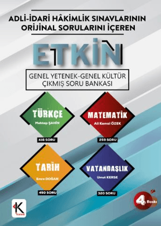 Etkin Genel Yetenek - Genel Kültür Çıkmış Soru Bankası