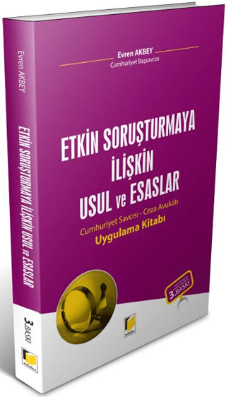 Etkin Soruşturmaya İlişkin Usul ve Esaslar