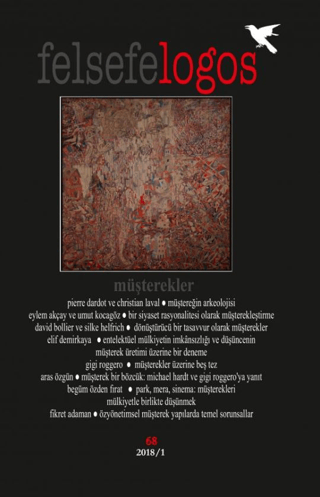 Felsefelogos Sayı: 68 2018/1