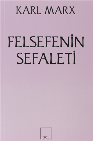 Felsefenin SefaletiM. Proudhon'un Sefaletin Felsefesi'ne Yanıt %20 ind
