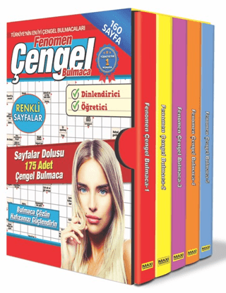 Fenomen Çengel Bulmaca Seti - 5 Kitap