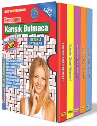 Fenomen Karışık Bulmaca Seti - 5 Kitap Takım Kolektif