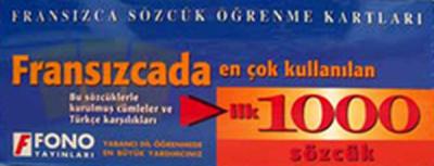 Fransızcada En Çok Kullanılan İlk 1000 Sözcük Kartları - Kutulu %25 in