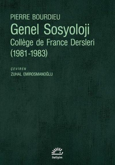 Genel Sosyoloji Pierre Bourdieu