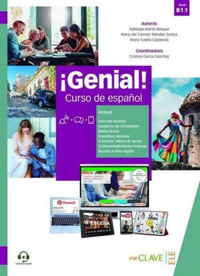 Genial B1.1 Libro del alumno + Cuaderno + Audio Descargable