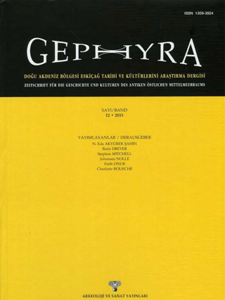 Gephyra Sayı 12 / Volume 12 - 2015 (Ciltli)