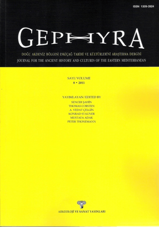 GEPHYRA Sayı 8 / Volume 8 - 2011