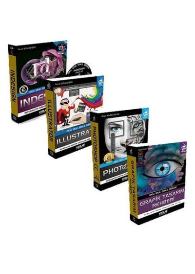 Grafik Tasarım Uzmanlığı Seti-4 Kitap Takım