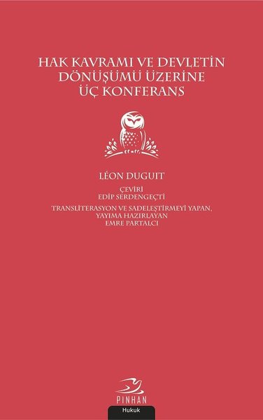 Hak Kavramı Devletin Dönüşümü Üzerine Üç Konferans
