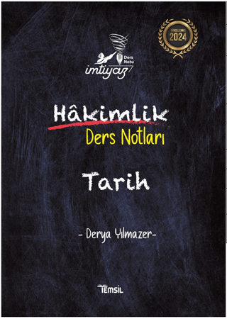 Hakimlik Ders Notları Tarih Derya Yılmazer