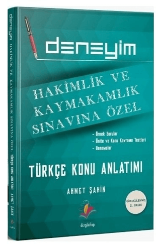 Hakimlik Kaymakamlık Deneyim Türkçe Konu Anlatımlı