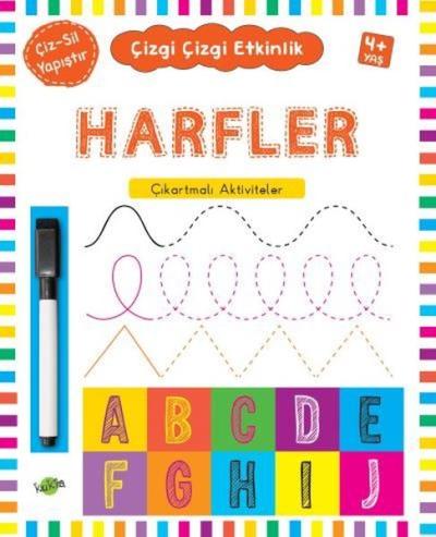 Harer Çıkartmalı Aktiviteler 4 Yaş Çizgi Çizgi Etkinlik