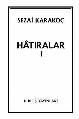 Hatıralar I