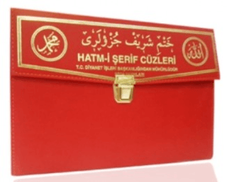 Hatm-i Şerif Cüzleri (Rahle Boy 30 Cüz - Kod: 102)
