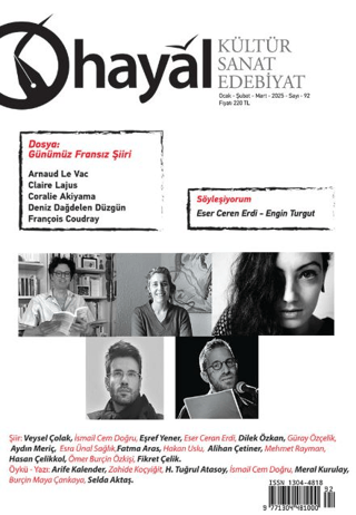 Hayal Kültür Sanat Edebiyat Dergisi Sayı 92