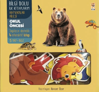 Hayvanlar Ailesi - Bilgi Dolu İlk Kitaplarım Set (5 Kitap Takım) Kevse