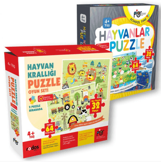 Hayvanlar Puzzle Seti