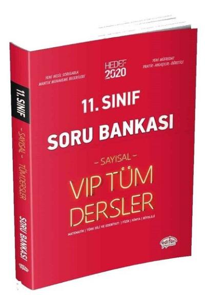 Hedef 2020 11.Sınıf VİP Tüm Dersler Sayısal Soru Bankası