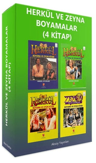 Herkül ve Zeyna Boyama Kitapları (4 Kitap Set) Kolektif