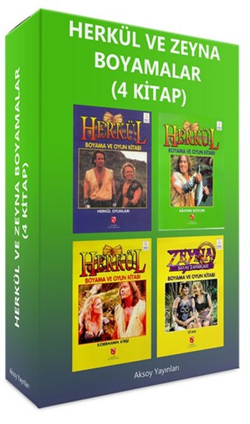 Herkül ve Zeyna Boyamalar - 4 Kitap Takım