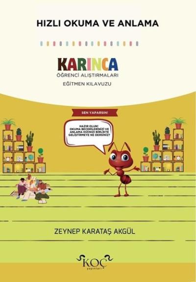 Hızlı Okuma ve Anlama - Karınca Öğrenci Alıştırmaları Eğitmen Kılavuzu (Ciltli)