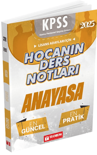 Hocanın Ders Notları Anayasa