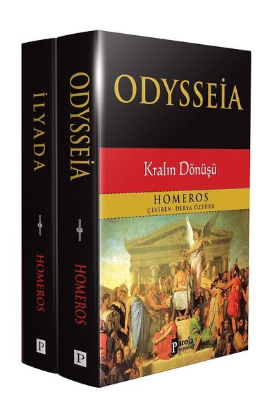 Homeros İlyada ve Odysseia Seti - 2 Kitap Takım Homeros