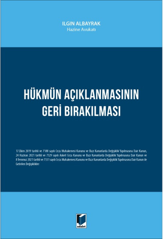 Hükmün Açıklanmasının Geri Bırakılması