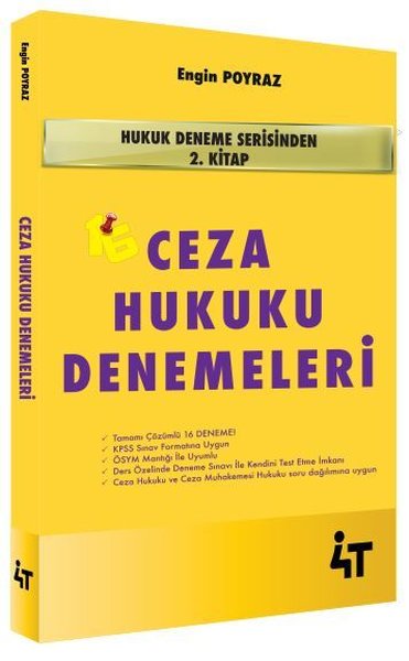 Hukuk Deneme Serisi 2. Kitap: Ceza Hukuku Denemeleri