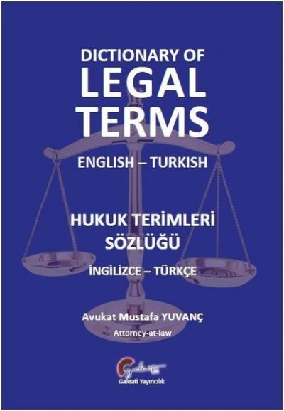 Hukuk Terimleri Sözlüğü (İngilizce-Türkçe) (Ciltli) Mustafa Yuvanç