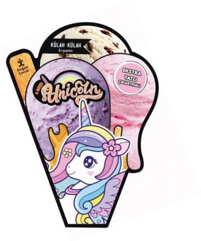 I Love Unicorn - Külah Külah Boyama Kolektif